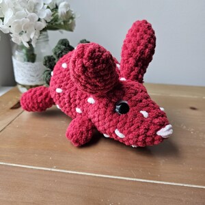 Handmade crochet strawberry bunny