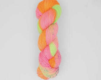 Symfonie Terra Hand Dyed Sock Yarn, Superwash Merino Nylon, Variegated Fingering Yarn