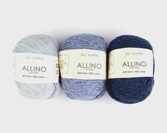 BC Garn Allino Yarn • Linen Cotton Blend, Sport Weight