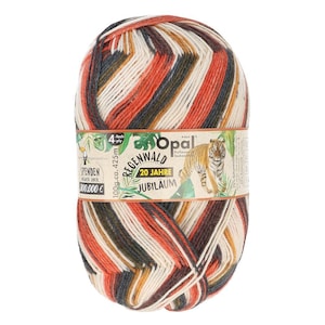 Opal Regenwald Yarn – 20th Anniversary Edition, Colorful Superwash Wool