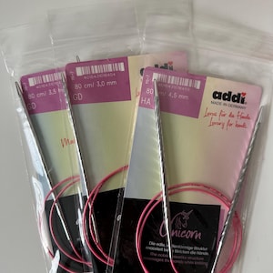 Kruговые спицы Addi Unicorn 80 cm