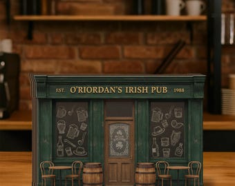 Custom Irish Pub Wooden Blocks Decor St Patricks Day Tabletop Sign