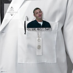 Sie sicher über diese Abzeichen Reel, lustiges Meme Tim Robinson ITYSL Fans Abzeichen Reel, ITYSL ID Inhaber, Meme Badge Reel