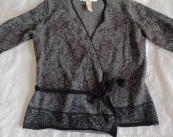 Vintage wollen trui, Jones New York-jurk, 100% wol, omslag, klein.