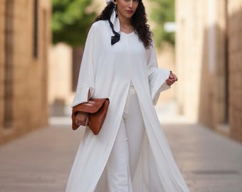 abaya slip dress long sleeve Seamless Long Sleeve Slip Dress | Modest Layer