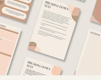 Beginners Bible Study Guide PDF | Christian Devotional Workbook | Adult Bible Reading | New Old Testament Review | Gifts for Christian