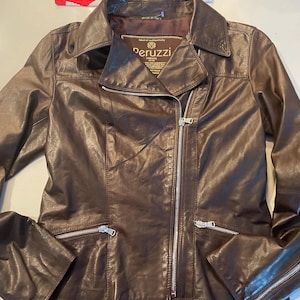 Peruzzi Leather Jacket - Etsy