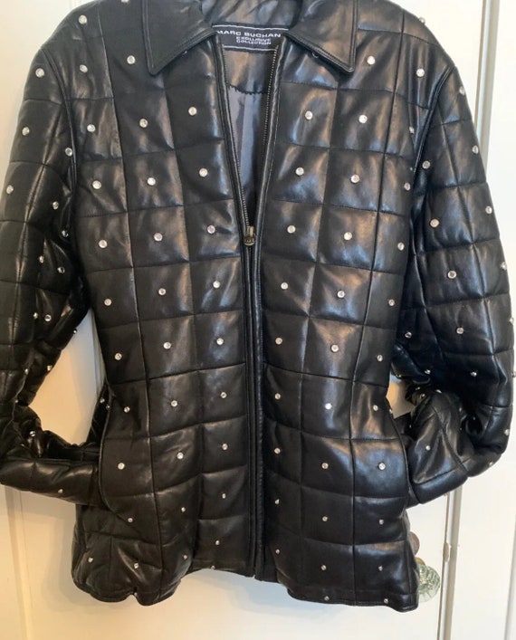 MARC BUCHANAN Pelle Pelle Black Studded Leather Co