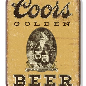 Coors Golden Vintage  2” x 3&quot; Magnet