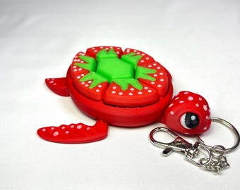 Turtle Keychain Figet Clicker