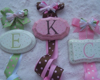 Personalized Hair Ribbon Hanger