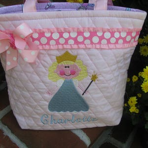 Personalized Princess Tote Bag image 1