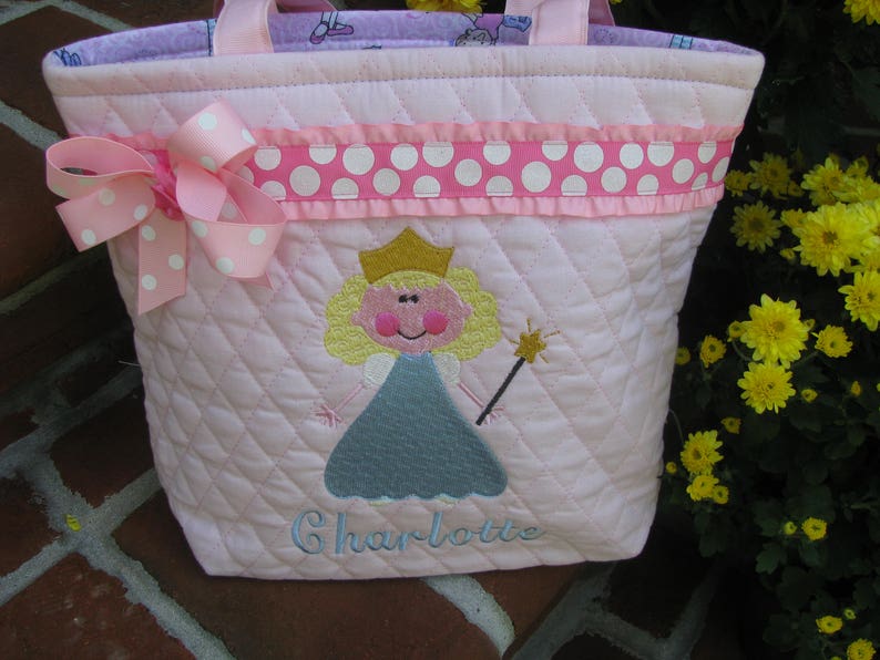 Personalized Princess Tote Bag image 1