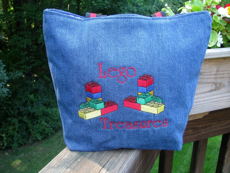 Lego Tote Bag Etsy