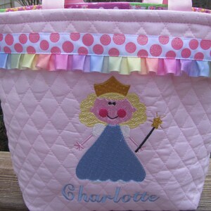 Personalized Princess Tote Bag image 5