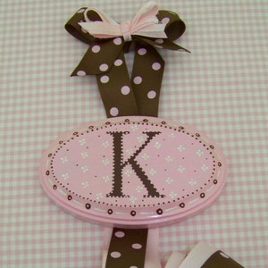 Personalized Hair Ribbon Hanger image 2