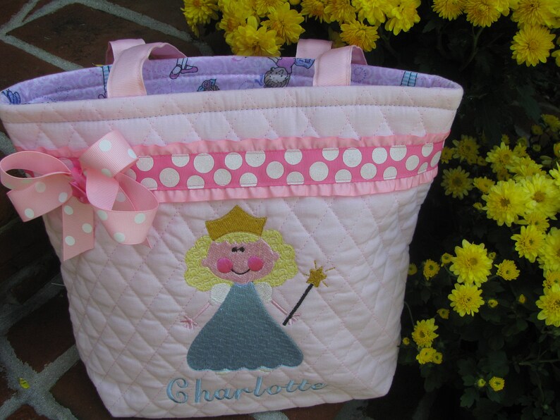 Personalized Princess Tote Bag image 2