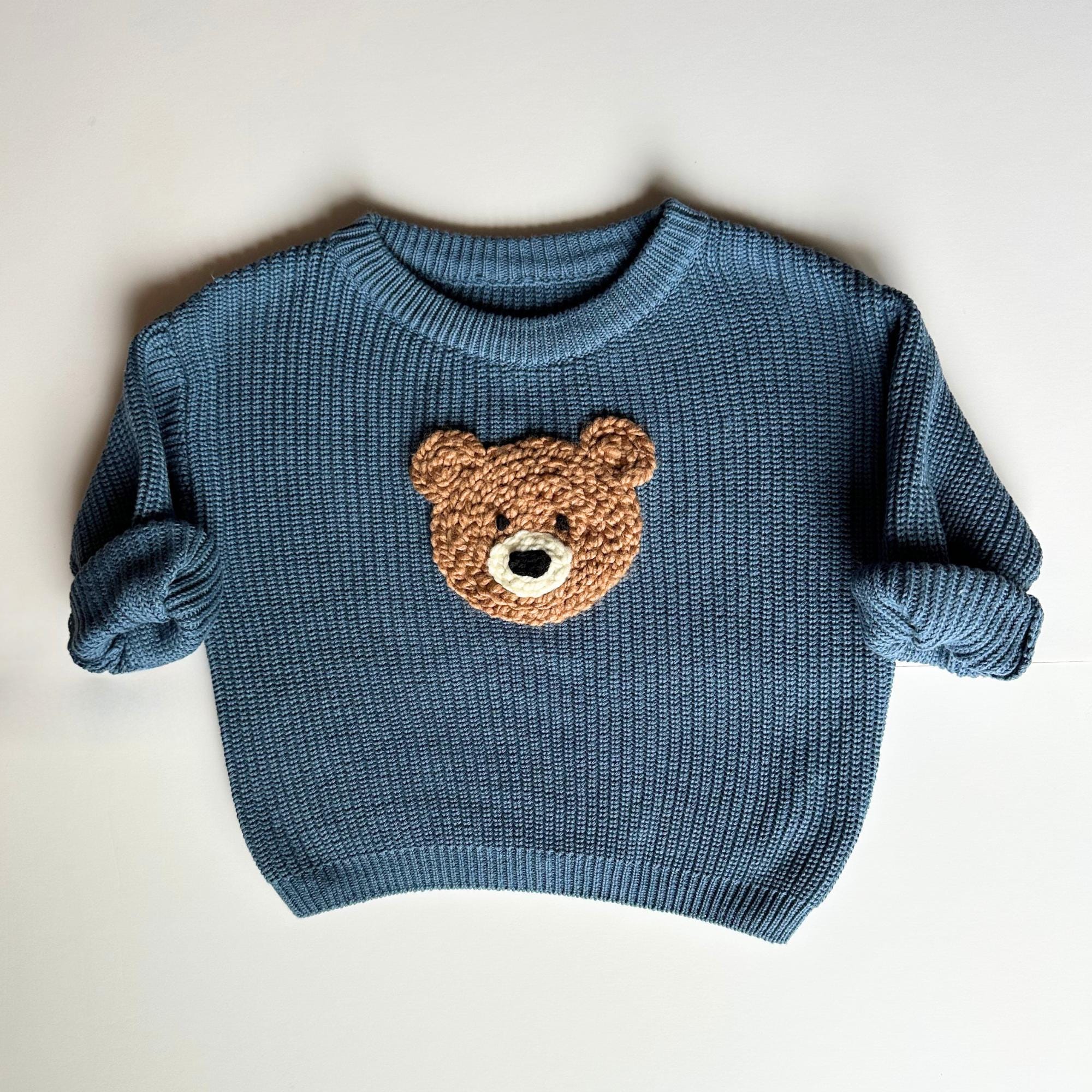Teddy Bear Jacquard Sweater