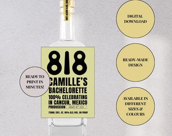Personalisiertes 818 Tequila Label