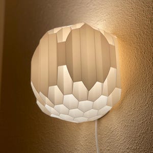 SPHERE Mid Century Plug-In Wall Sconce: Art Deco Inspired, Renter Friendly Installation