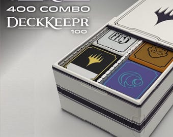 CubeKeepr™ 400 Bundle + 4x DeckKeepr 100 Boxes - MTG Cube Storage Box
