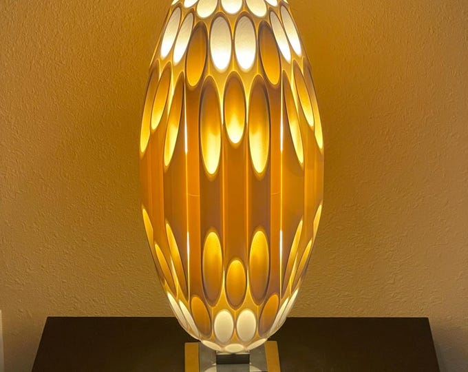 OVOID Statement Piece Lamp: Rougier Inspired Mid-Century Modern, Unique Oval Home Lighting
