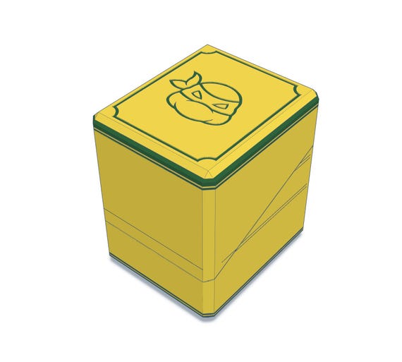 DeckKeepr 100 Deck Box for MTG TMNT Cards | Compatible with CubeKeepr 900 & Other Storage Boxes - Teenage Mutant Ninja Turtles Set