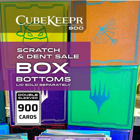 Scratch-n-Dent Box Bottom for CubeKeepr™ 900 -  Pre-made imperfect Bottoms - pick a lid and or a box bottom separately to create a CubeKeepr
