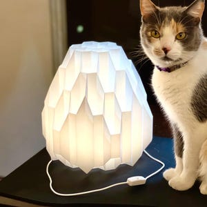 Hexagon Diamond 10 &quot;-USB-betriebene Nachttischlampe, Schlafzimmerlicht, Schreibtisch-LED-Lampe, Bedstand-Ambientelicht, USB-betriebene Tischleuchte.&quot;