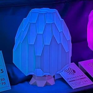 MUSHROOM Ambient Lamp - with White or Color Changing Bulb with Remote
