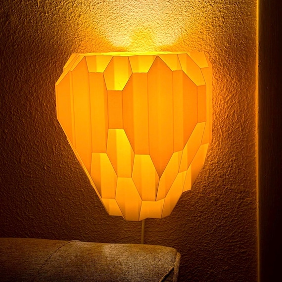 DIAMOND Mid Century Plug-In Wall Sconce: Art Deco Inspired, Renter Friendly Installation