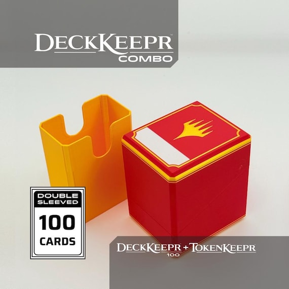 DeckKeepr 100 Bundle: MTG Card Deck Box + Token Bin