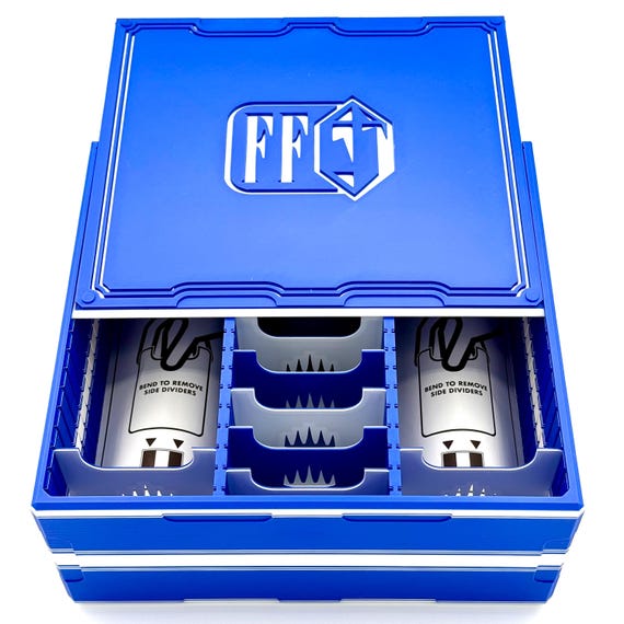 Final Fantasy - CubeKeepr™ 900 Box – Holds 900 Double Sleeved Cards - FF MTG Cube Storage Box