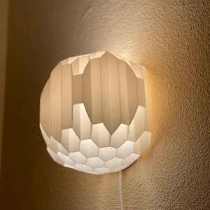 Mid Century Plug-In Wall Sconce: Art Deco Inspired, Renter Friendly