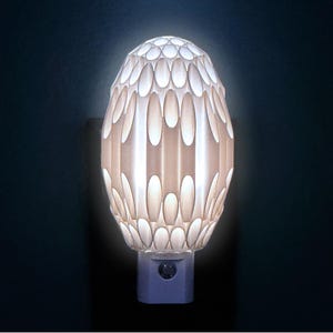Ovoid Plug-In LED Night Light: Rougier Inspired Ambient Glow