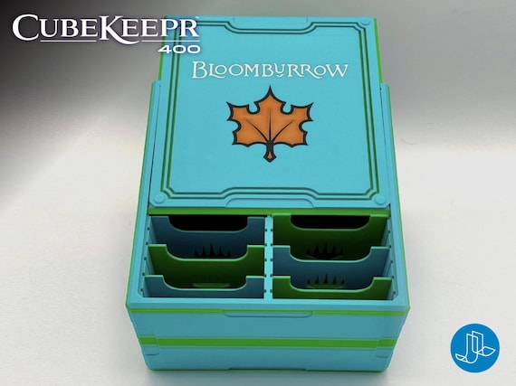 Bloomburrow - CubeKeepr™ 400 Box - Holds 400+ Double Sleeved Cards - MTG Magid: The Gathering - Cube Storage Box