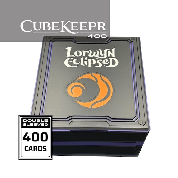 Lorwyn Eclipsed - CubeKeepr™ 400 Box - Holds 400+ Double Sleeved Cards - ECL MTG Magic: The Gathering - Cube Storage Box