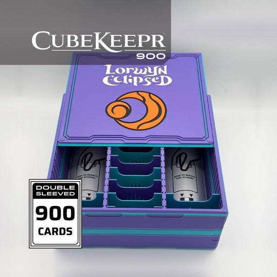 Lorwyn Eclipsed - CubeKeepr™ 900 Box - Holds 900+ Double Sleeved Cards - ECL MTG - Magic: The Gathering Cube Storage Box