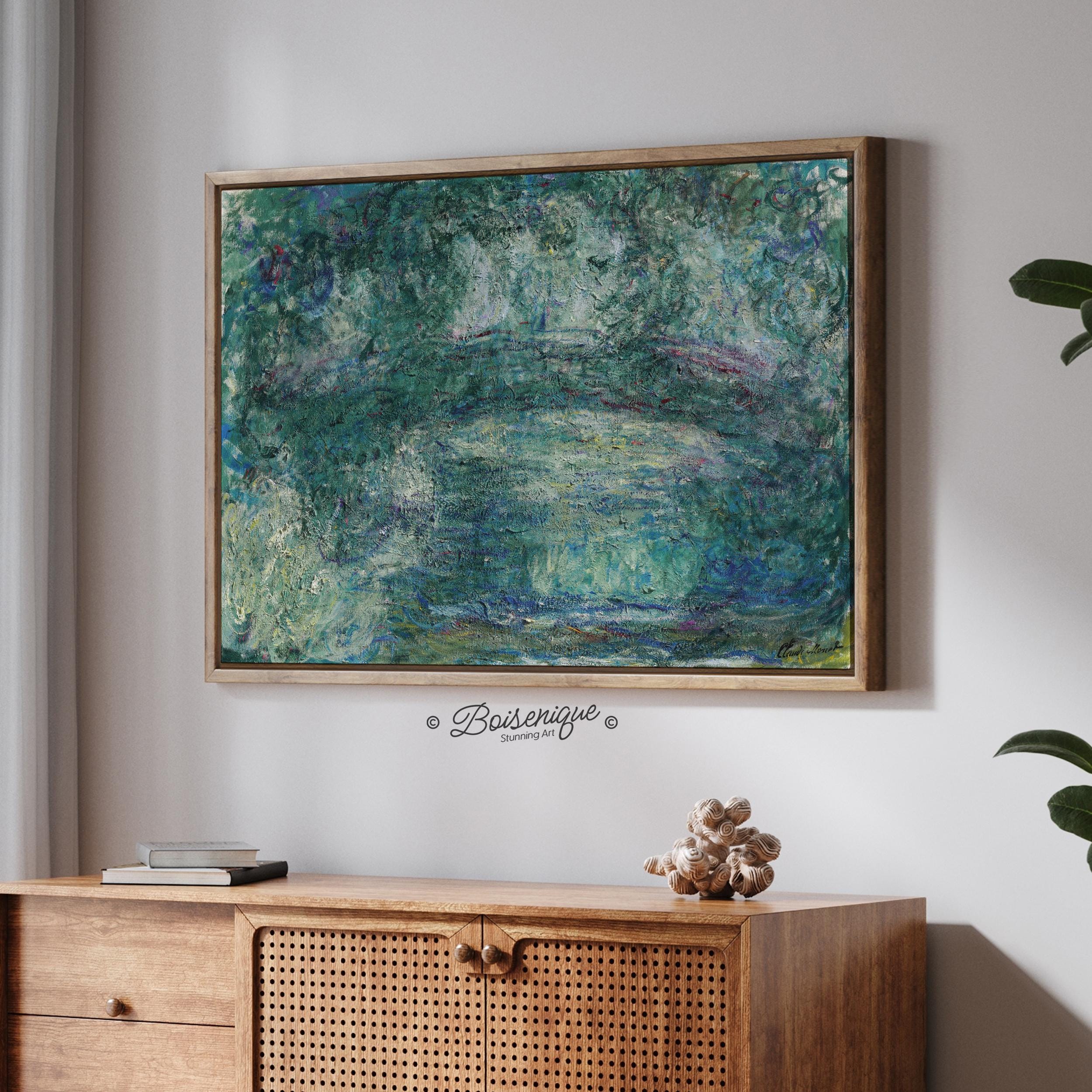 額装品/Le pont japonais/クロード モネ/ポスター/インテリア Monet 