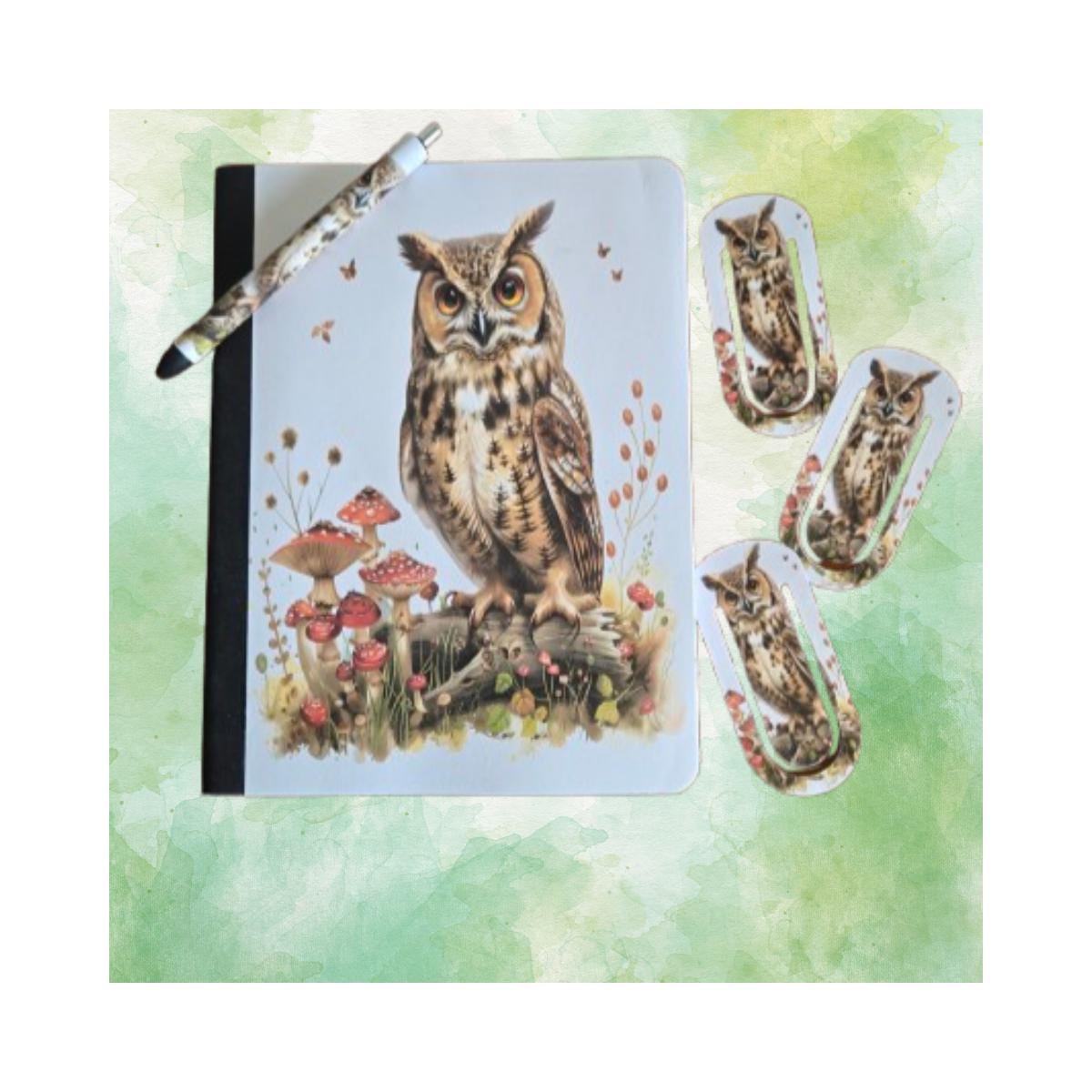 Owl Journal Gift Set