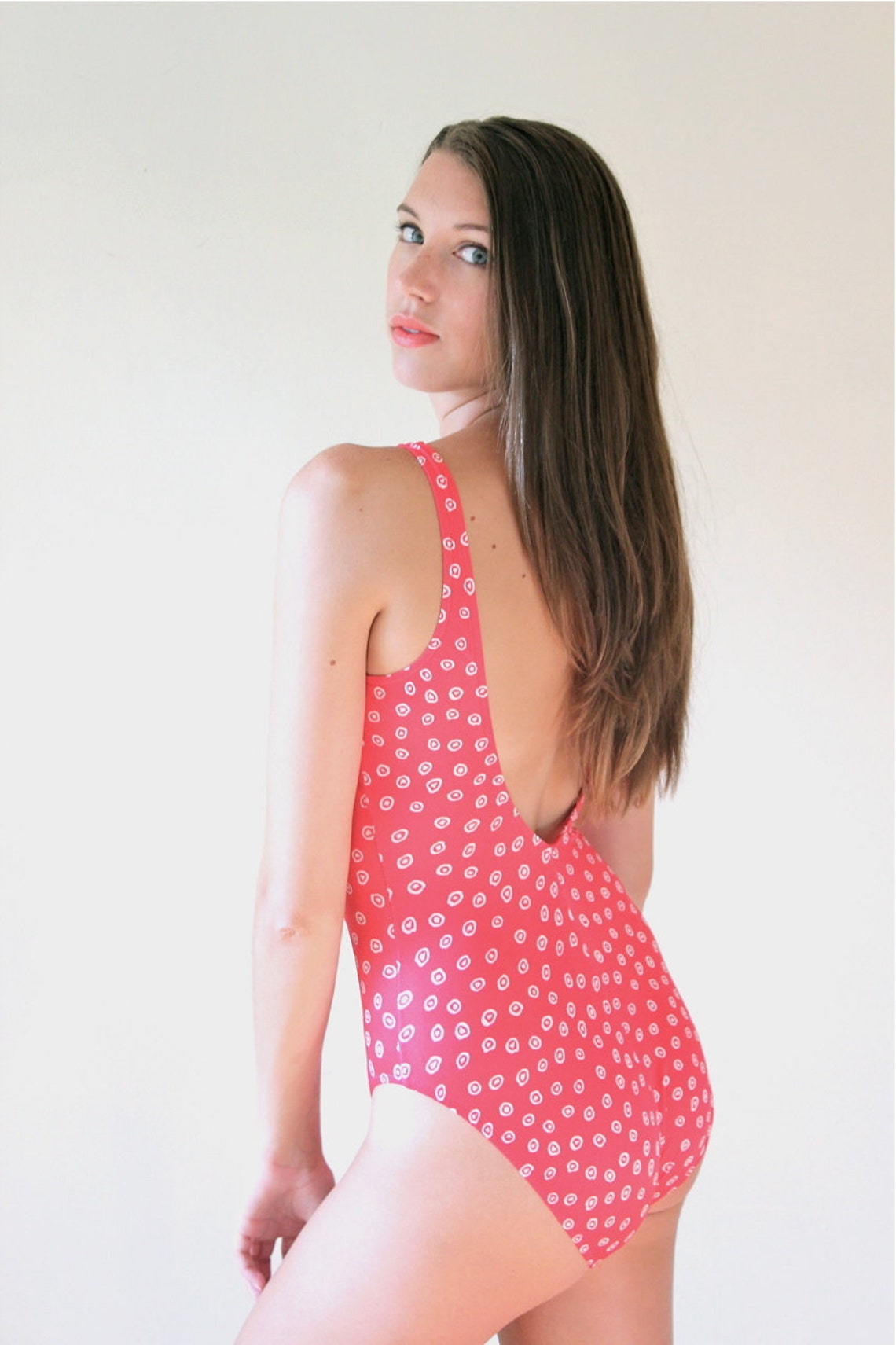 One Piece Swimsuit with Bows / Bow Bathing Suit / DESIGNER Etsy