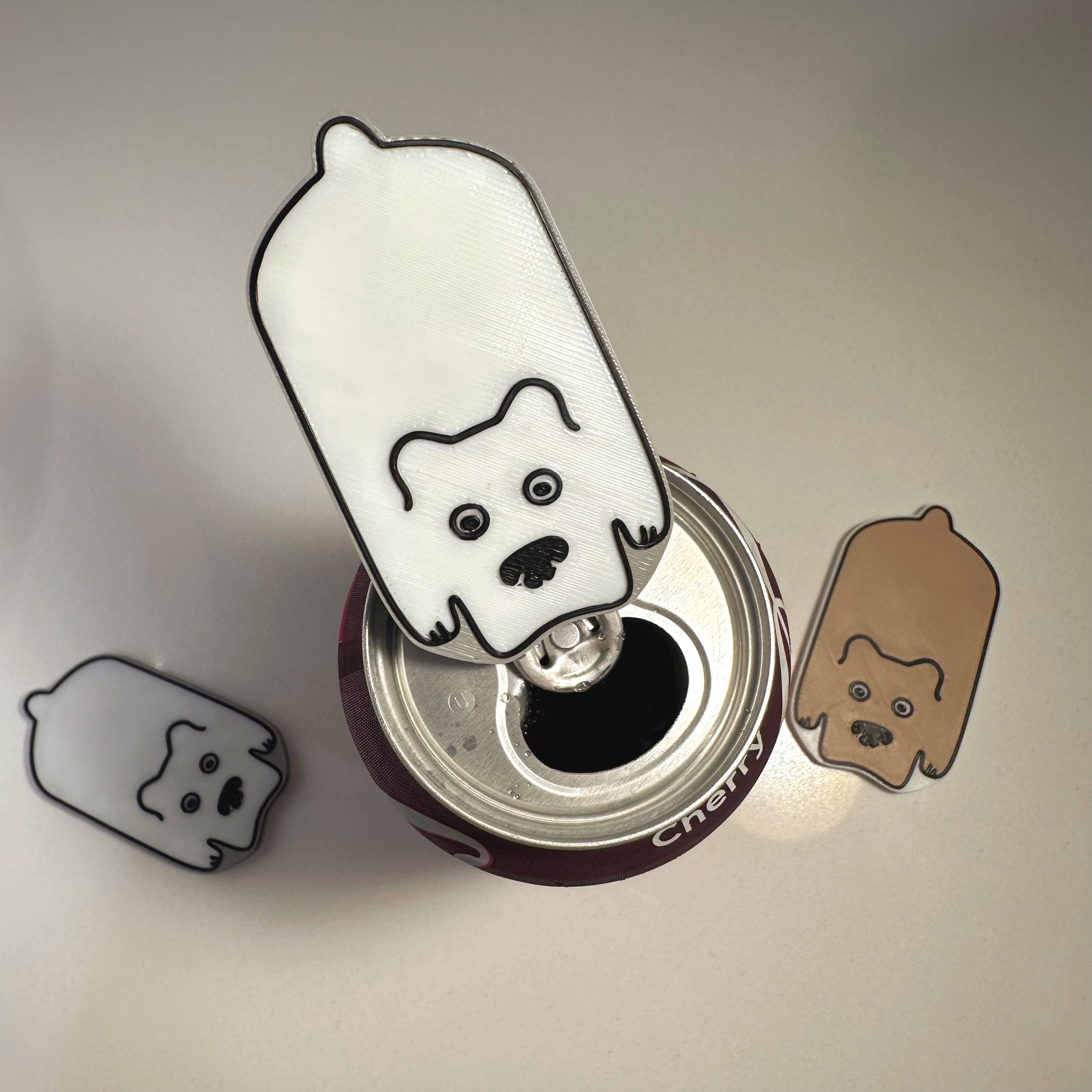 Bear Buddy Soda Tab Opener – Assistive Tool for Arthritis, Nails, & Easy Can Opening