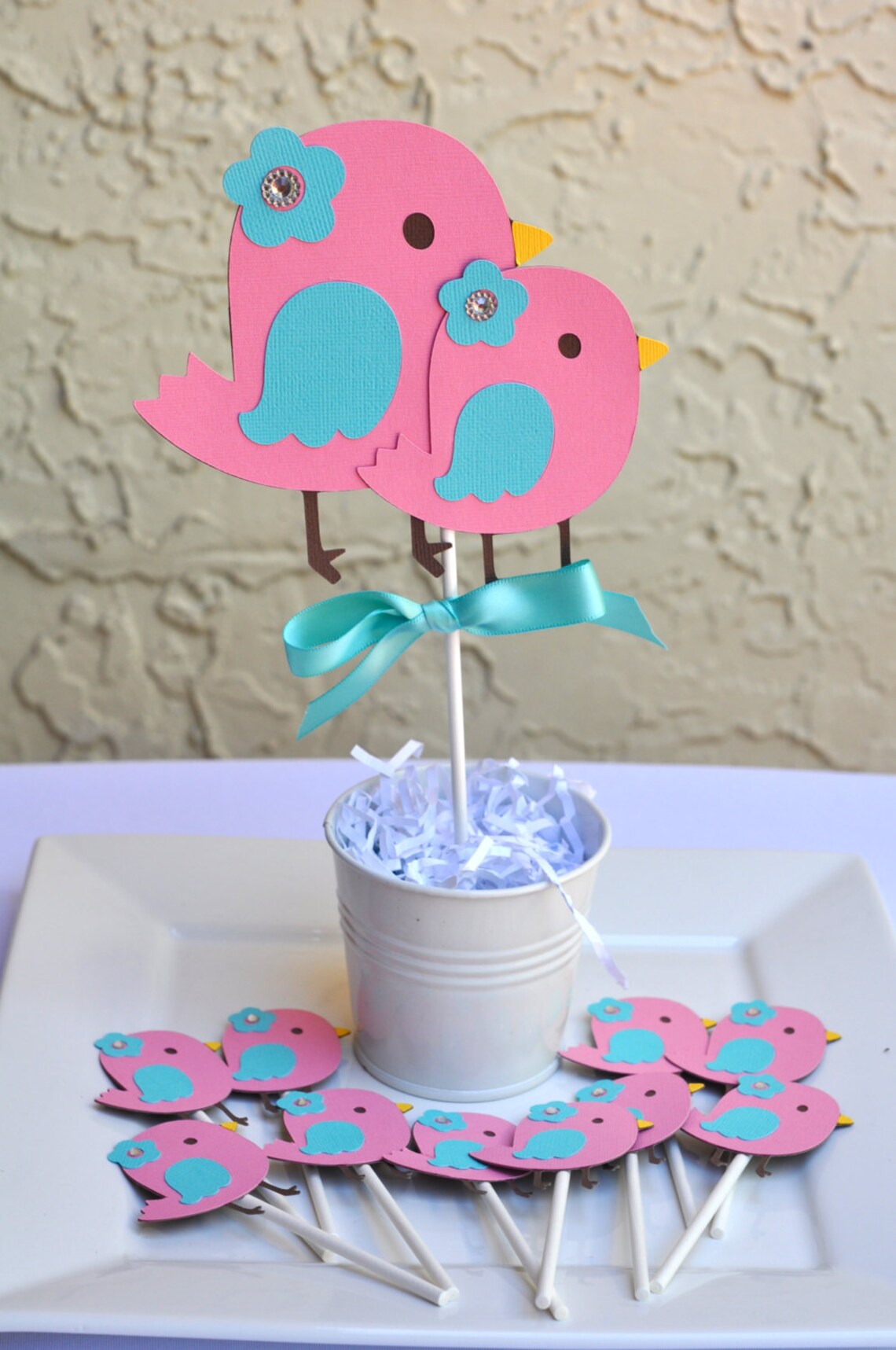 Bird theme nesting baby shower birthday centerpiece Etsy