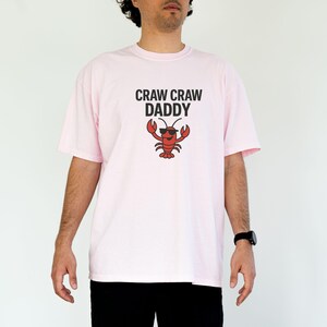 Craw Daddy T-shirt – Rolig kräftkokt T-shirt, sydstatsskjorta med skaldjur, mjuk bomullspassform, bakgårdsgrillfesttröja, Louisiana Food Lover-tröja