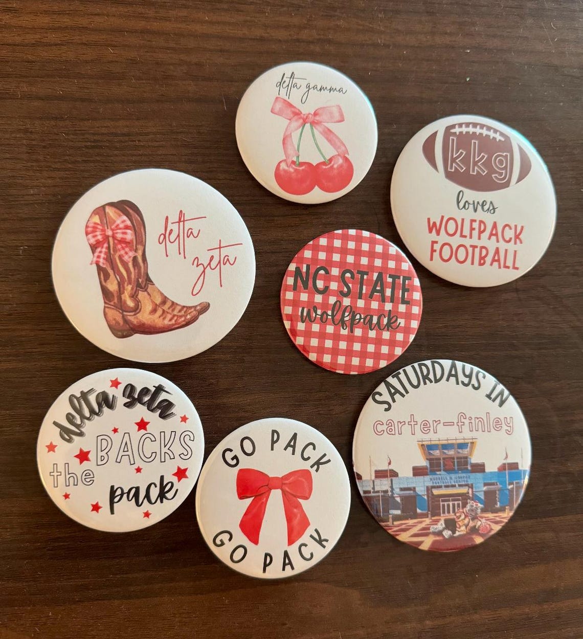 Custom Gameday Pins / Gameday Buttons / Gameday Pins / Custom Pins - Etsy