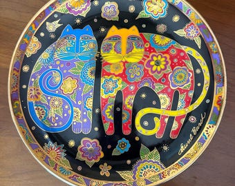 Vintage Laurel Burch Cat Serving Bowls for Cat Food and Water Etsy