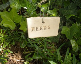 Weeds Plant Marker