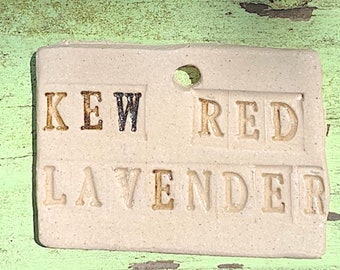 Kew Red Lavender Plant Marker