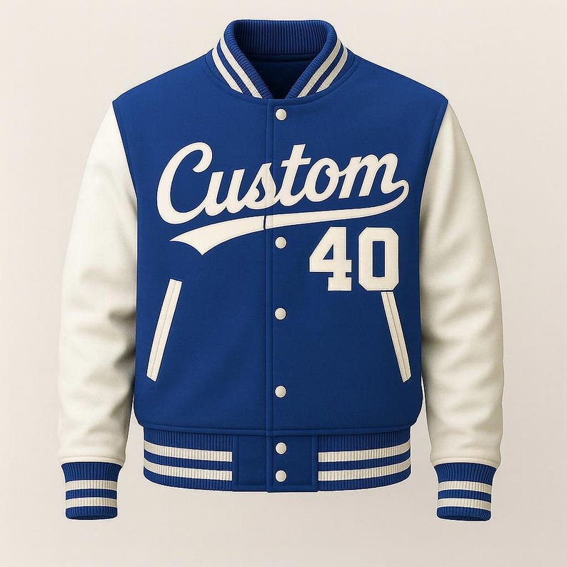 Custom Varsity Jacket | Personalized Letterman Jacket | Chenille Patch ...