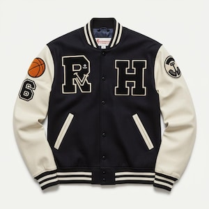 Custom Varsity Jacket – Personalized Letterman Jacket | Bulk Team Orders & Single Gifts | Embroidered Logos, Names, and Colors
